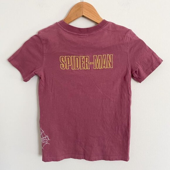 Marvel Cotton On Boys SpiderMan T-Shirt Size 6. Cotton. Embroidered Spider Web - Picture 2 of 9